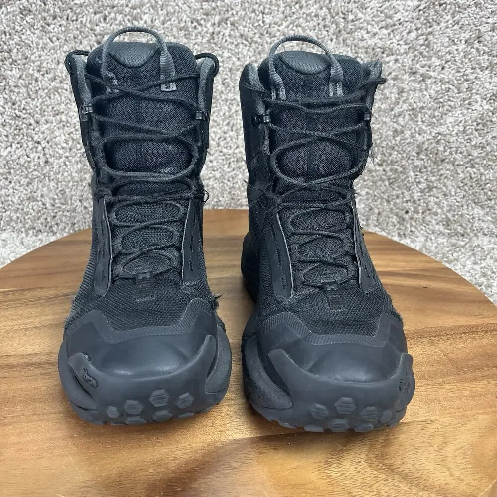 Under Armour Charged Valsetz Men’s Size 6.5 Zip Boots Tactical Black Shoes READ